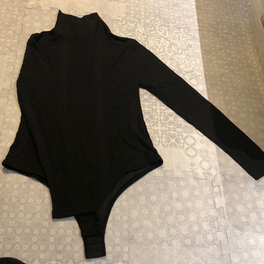 Turtleneck leotard